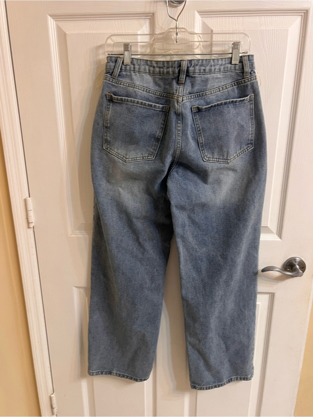 Sweethearts Los Angeles Flower Patchwork Light Wash Jeans Size 9/29 - Picture 9 of 12